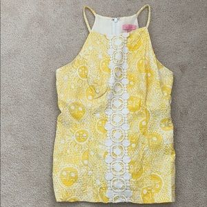 Yellow lilly pulitzer tank top